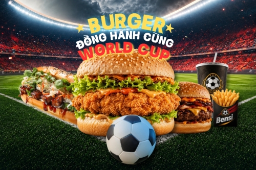 Burger đồng hành cùng worldcup