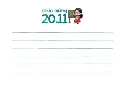 Mừng ngày Nhà Giáo Việt Nam — 2