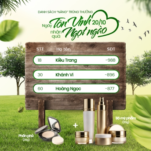 20/10, Ngày phụ nữ Việt Nam, Vietnamese Women's Day, phụ nữ, sự kiện, event, mỹ phẩm, làm đẹp, beauty, hiện đại, modern