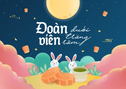 Trung thu, Tết Đoàn Viên, mid-autumn festival, sự kiện, event, dễ thương, cute, chibi, hoạt hình, cartoon