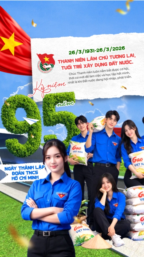 Kỷ niệm 95 năm ngày thành lập Đoàn TNCS Hồ Chí Minh 26/3