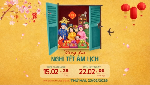 Thông báo nghỉ tết Nguyên Đán