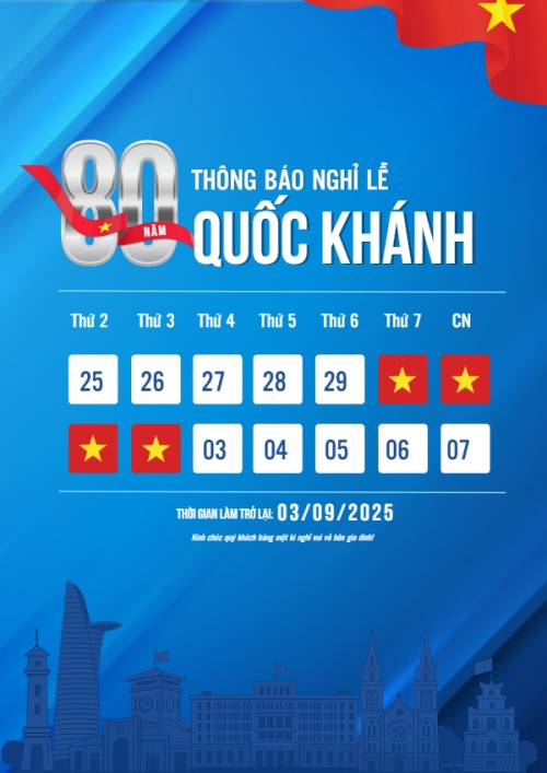 2/9, Quốc Khánh, lễ hội, thông báo, lịch nghỉ, Việt Nam, sự kiện, event, hiện đại, modern