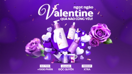 Valentine ngọt ngào quà nào cũng yêu
