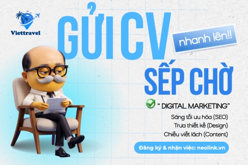 Gửi Cv nhanh nhé, sếp chờ