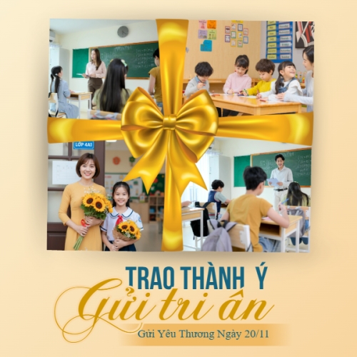 Trao thành ý gửi tri ân
