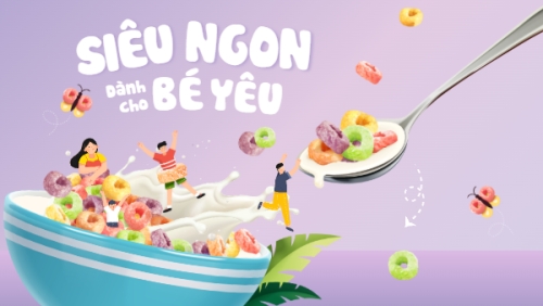 Em bé, baby, trẻ em, kids, ngũ cốc, cereal, đồ ăn, food, thực phẩm, ẩm thực, món ăn, F&B, thức ăn