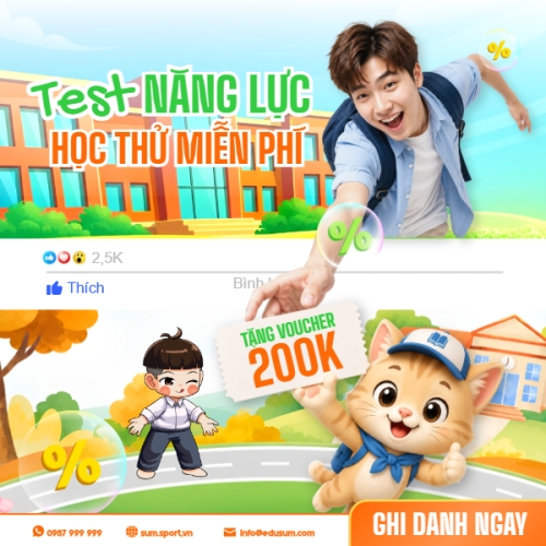 Test năng lực học thử miễn phí