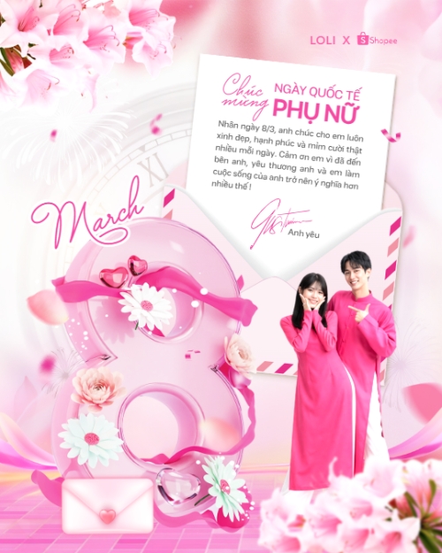 Chúc mừng ngày Quốc tế phụ nữ 8/3