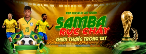Samba rực cháy, chiến thắng trong tay