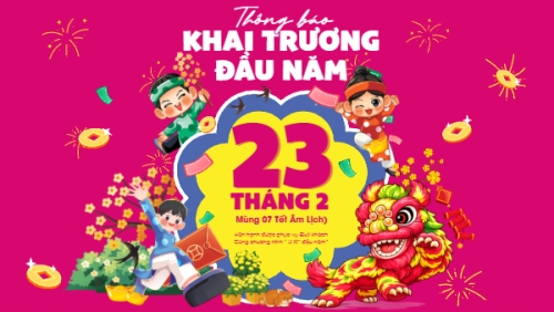 Thông báo khai trương đầu năm