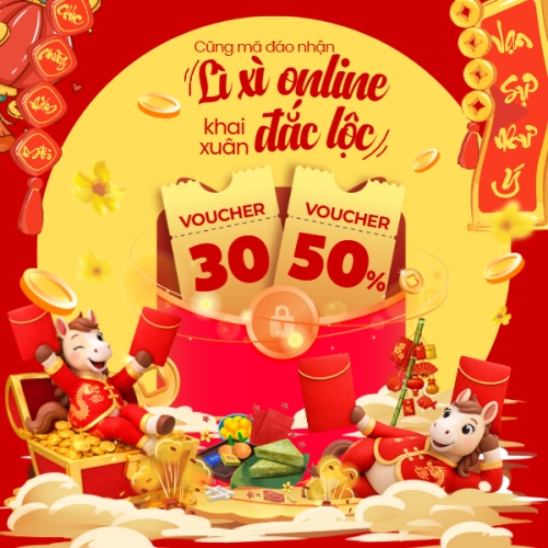 Nhận lì xì đầu năm