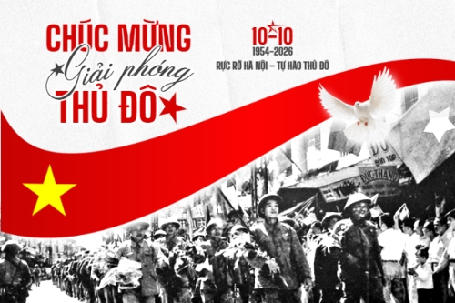 Chào mừng kỉ niệm 72 năm giải phóng thủ đô 10.10