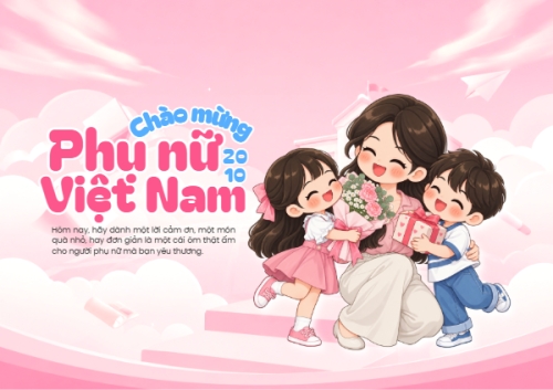 Chào mừng ngày Phụ nữ Việt Nam