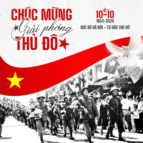 Chào mừng giải phóng thủ đô 10.10
