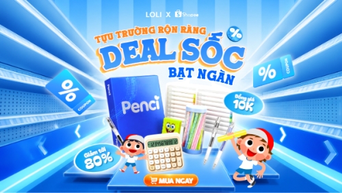 Tựu trường rộn ràng Deal sốc bạt ngàn