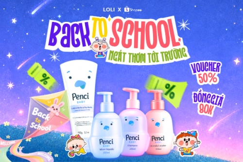 Back to school ngát thơm tới trường