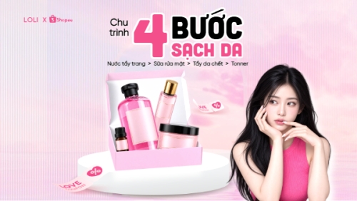 Chu trình 4 bước sạch da