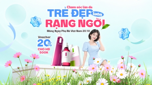 Chăm sóc làn da trẻ đẹp luôn rạng ngời