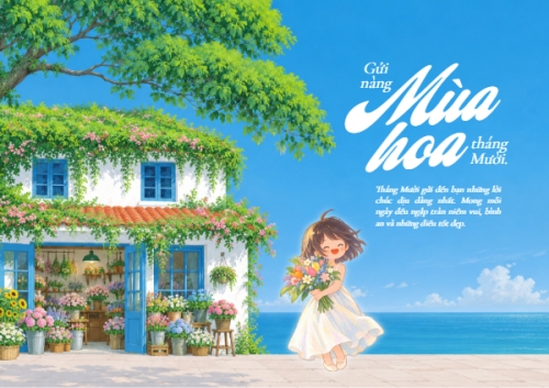 Gửi nàng mùa hoa tháng 10