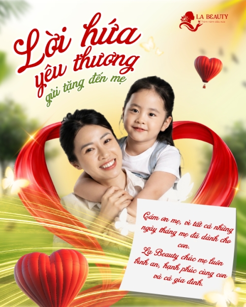 Lời hứa yêu thương gửi tặng đến mẹ