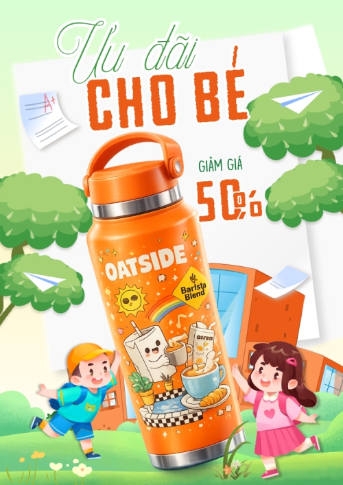 Ưu đãi cho bé giảm giá 50%