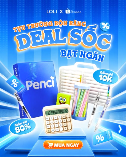 Tựu trường rộn ràng Deal sốc bạt ngàn