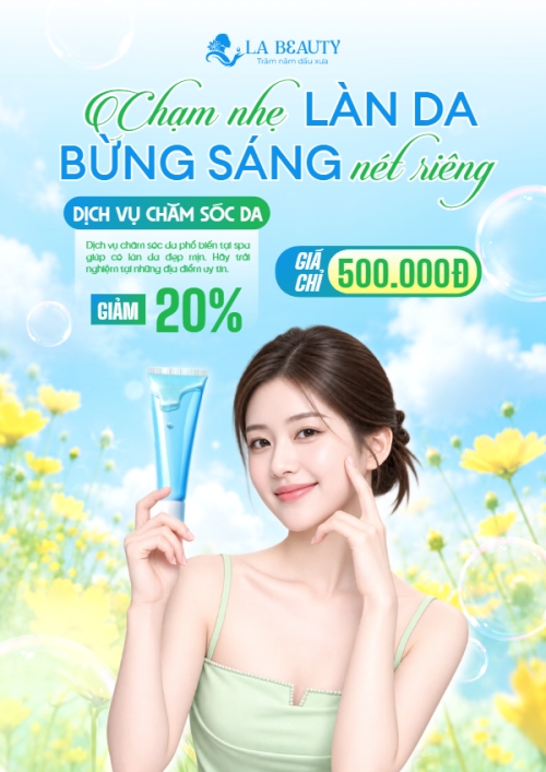 Chạm nhẹ làn da bừng sáng nét riêng