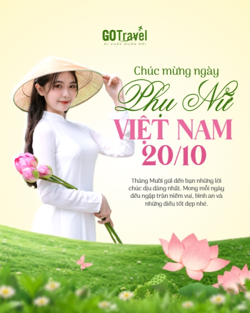 Chúc mừng ngày Phụ nữ Việt Nam 20/10