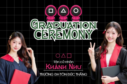 Tốt nghiệp, kỉ yếu, Graduation, yearbook, giáo dục, education, squid game, hoạt hình, cartoon	