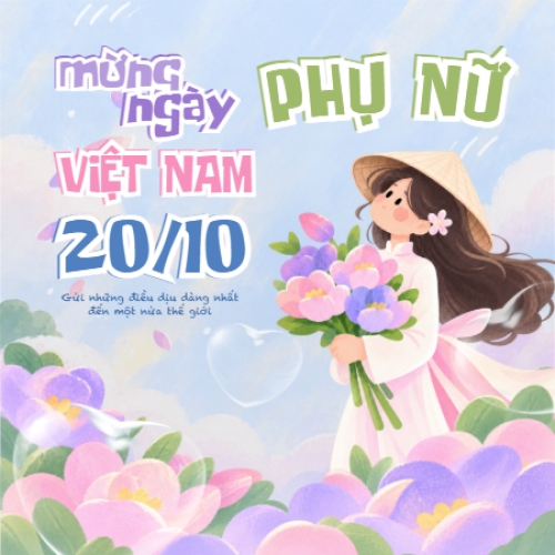 Chúc mừng ngày Phụ Nữ Việt Nam