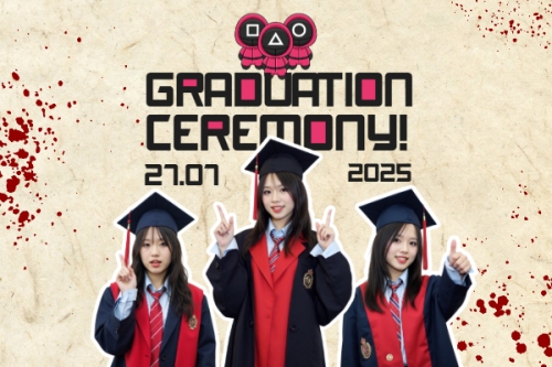Tốt nghiệp, kỉ yếu, Graduation, yearbook, giáo dục, education, squid game, hoạt hình, cartoon	