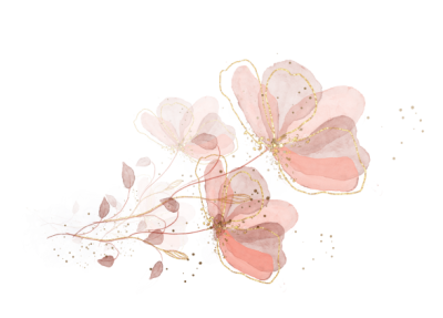 hoa lá, thiên nhiên, flower, màu nước, watercolor, abstract
