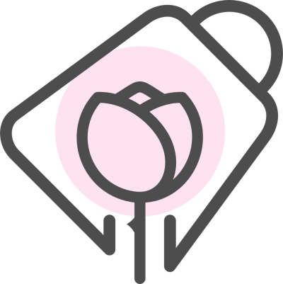 flower shop, logo flower boutique, cửa hàng hoa,brand