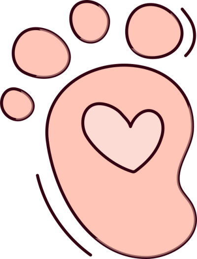 bàn chân, foot, em bé, cute