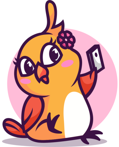 chim, bird, cute