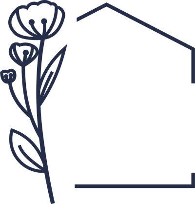 flower shop, logo flower boutique, cửa hàng hoa,brand