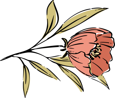 flower shop, logo flower boutique, cửa hàng hoa,brand