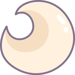 shape, cute, mặt trăng,moon