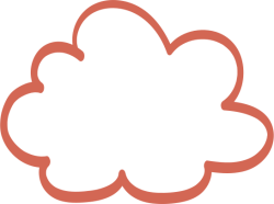 Line, cute, mây, cloud