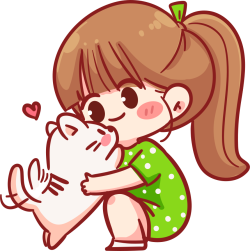 bé gái, girl chibi, cute, dễ thương