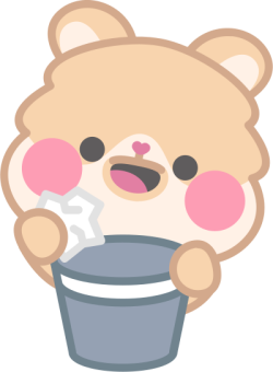 gấu, bear, cute, chibi