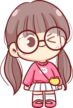 bé gái, girl chibi, cute, dễ thương