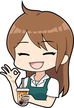 chibi, cà phê, trà sữa, milktea, drink