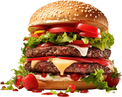 hamburger, fastfood, food