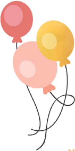 bong bóng, balloon, sinh nhật, dễ thương