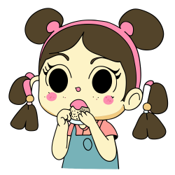 chibi, cute, bé gái, cute, dễ thương