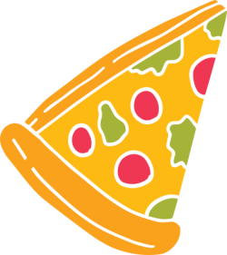 pizza, ăn vặt, fasfood, food, ẩm thực