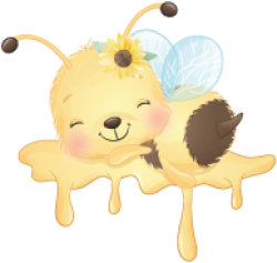 con ong, tổ ong, mật ong, bee, honey, hive, dễ thương, cute