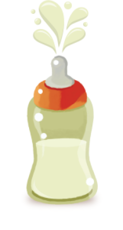 bình sữa, milk bottle. cute, dễ thương, sinh nhật, brithday